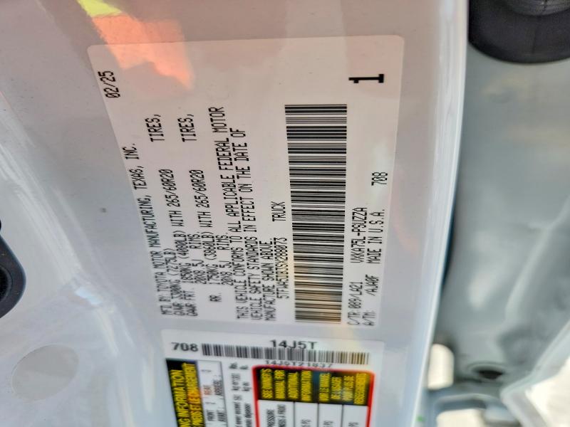 Продажа на аукционе авто 2025 Toyota Tundra, vin: 5TFWA5DB3SX288073, номер лота: 46936336