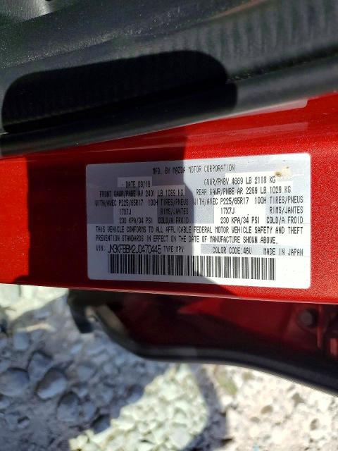 Aukcja sprzedaży 2018 Mazda Cx-5, vin: JM3KFBBM2J0470445, numer aukcji: 48070816