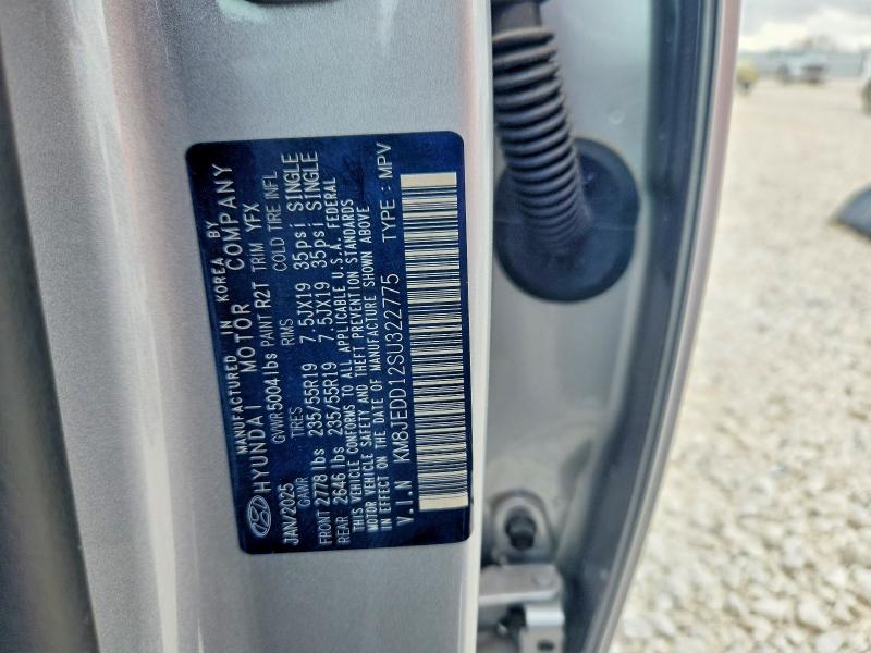 2025 Hyundai Tucson Hybrid მანქანა იყიდება აუქციონზე, vin: KM8JEDD12SU322775, აუქციონის ნომერი: 79495105