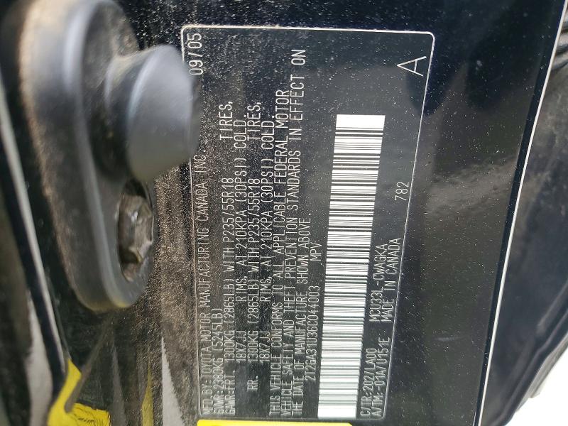48115526 :رقم المزاد ، 2T2GA31U36C044003 vin ، 2006 Lexus Rx 330 مزاد بيع