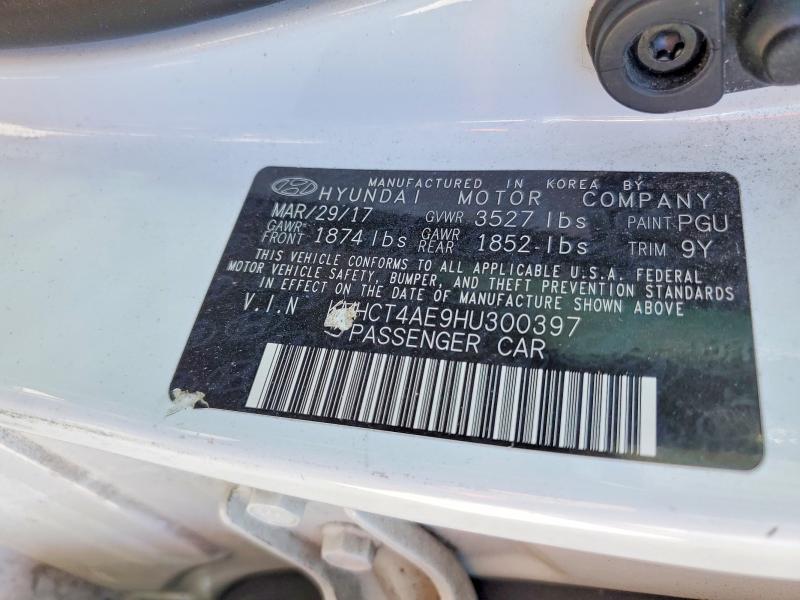 46926906 :رقم المزاد ، KMHCT4AE9HU300397 vin ، 2017 Hyundai Accent مزاد بيع