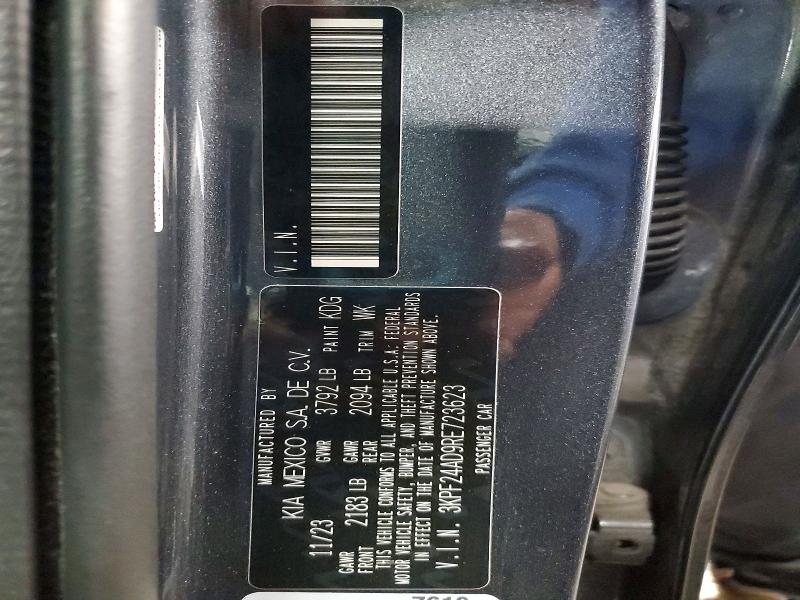 Продаж на аукціоні авто 2024 Kia Forte, vin: 3KPF24AD9RE723623, номер лоту: 45577826