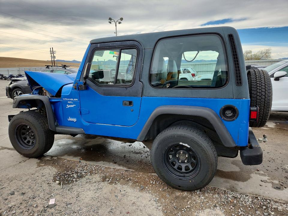 Продаж на аукціоні авто 1999 Jeep Wrangler / Tj, vin: 1J4FY19S4XP458357, номер лоту: 45982396