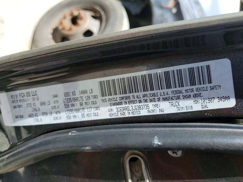 79454435 :رقم المزاد ، 3C63RRGL3JG383735 vin ، 2018 Ram 3500 مزاد بيع