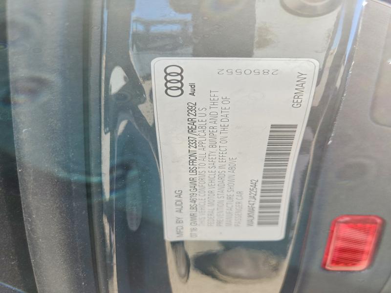 46638206 :رقم المزاد ، WAUKMAF47JA225442 vin ، 2018 Audi A4 مزاد بيع