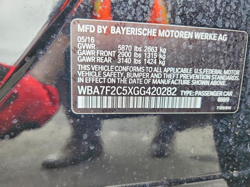 Продажа на аукционе авто 2016 Bmw 750, vin: WBA7F2C5XGG420282, номер лота: 47249246