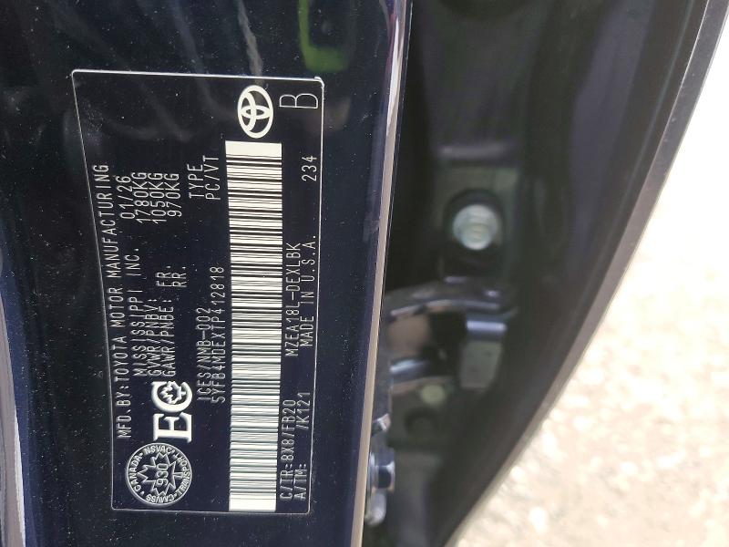 Aukcja sprzedaży 2026 Toyota Corolla, vin: 5YFB4MDEXTP412818, numer aukcji: 41880826