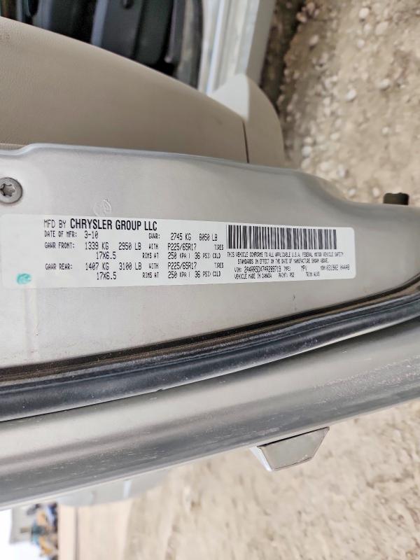 Продажа на аукционе авто 2010 Chrysler Town & Country, vin: 2A4RR5DX7AR289719, номер лота: 79632855