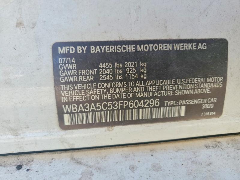 Aukcja sprzedaży 2015 Bmw 3 Series 320i Xdrive, vin: WBA3A5C53FP604296, numer aukcji: 79239535