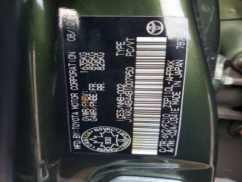 Продаж на аукціоні авто 2011 Scion Xd, vin: JTKKU4B44B1007950, номер лоту: 41790446