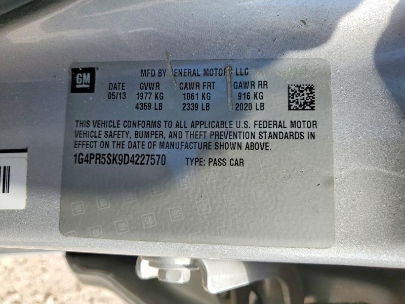 Продажа на аукционе авто 2013 Buick Verano, vin: 1G4PR5SK9D4227570, номер лота: 79153275