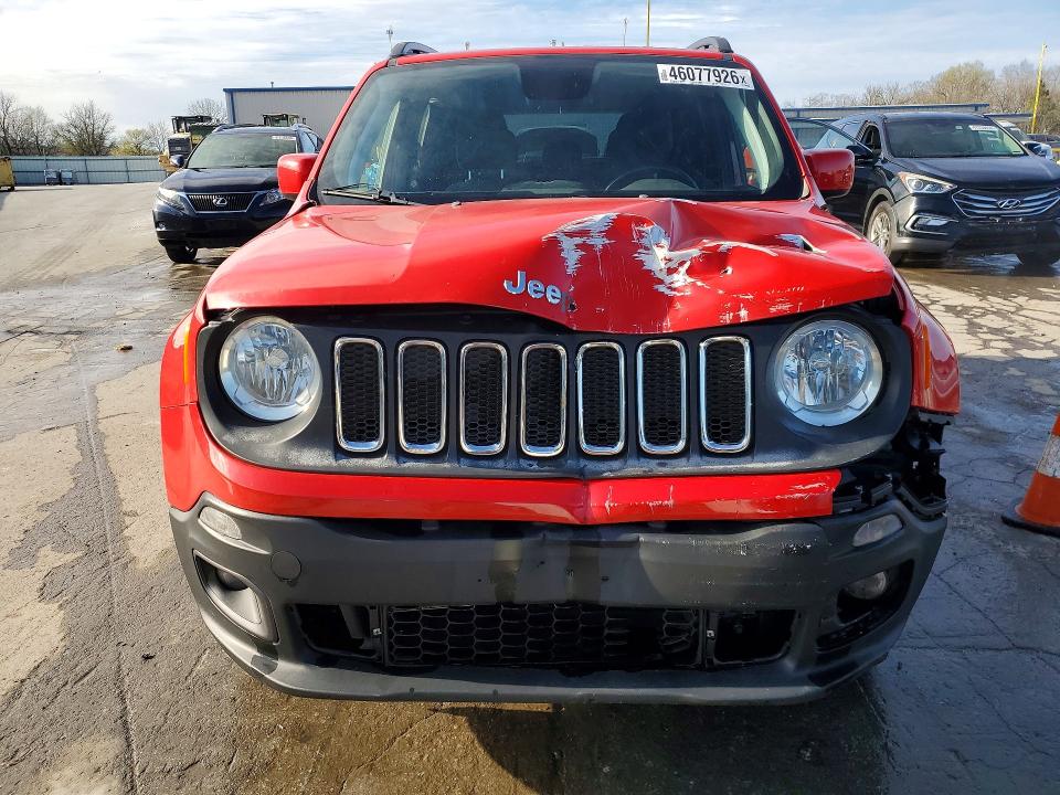 Продажа на аукционе авто 2018 Jeep Renegade, vin: ZACCJBBB0JPG75346, номер лота: 46077926