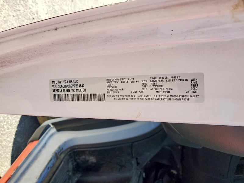 Aukcja sprzedaży 2023 Ram Promaster 2500, vin: 3C6LRVCG9PE591642, numer aukcji: 46591836