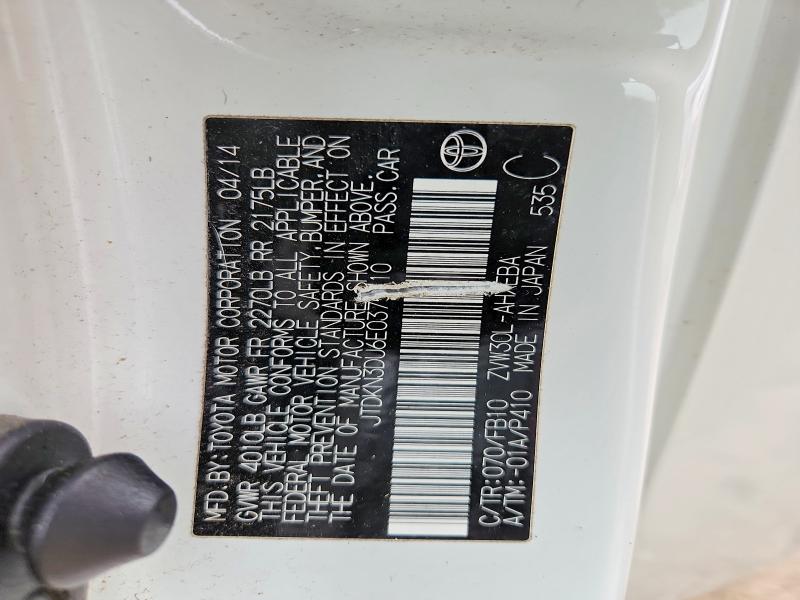 Продаж на аукціоні авто 2014 Toyota Prius, vin: JTDKN3DU6E0375410, номер лоту: 41992996