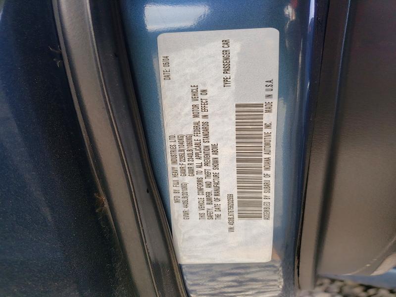 47456706 :رقم المزاد ، 4S3BL676756202559 vin ، 2005 Subaru Legacy مزاد بيع