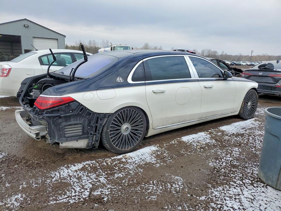 2022 Mercedes-benz S მანქანა იყიდება აუქციონზე, vin: W1K6X7GB0NA066982, აუქციონის ნომერი: 77374375