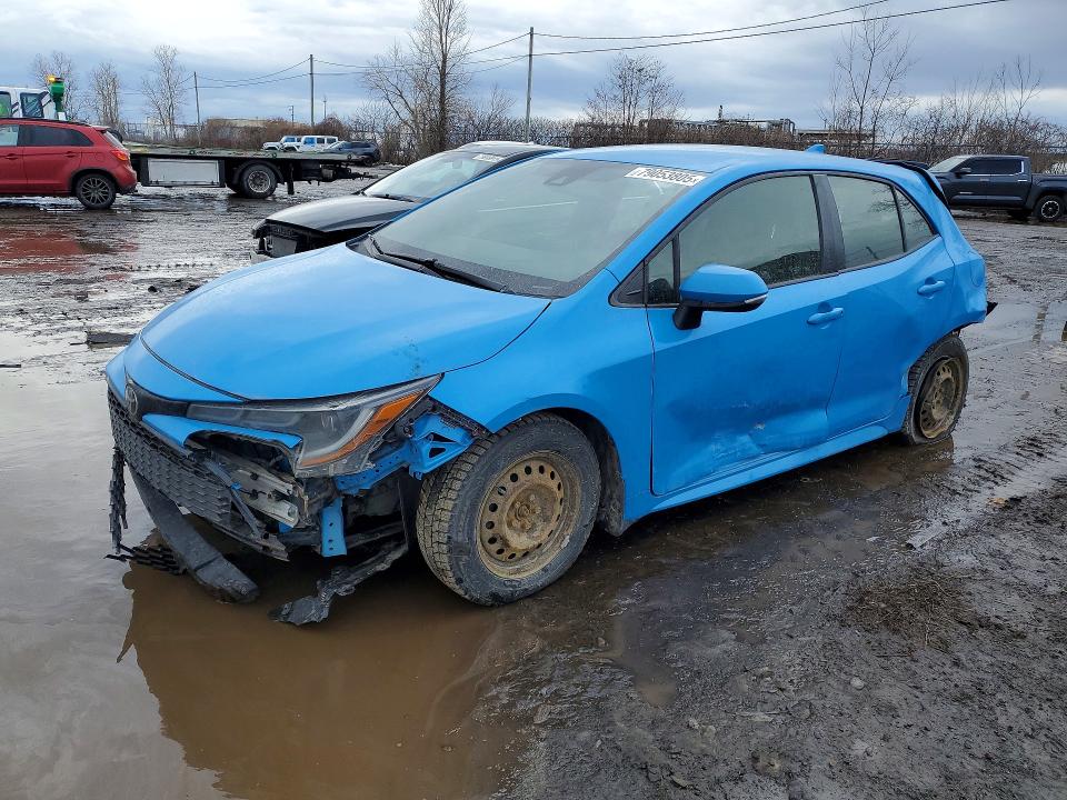 79053805 :رقم المزاد ، JTNK4RBE0K3017713 vin ، 2019 Toyota Corolla Hatchback مزاد بيع