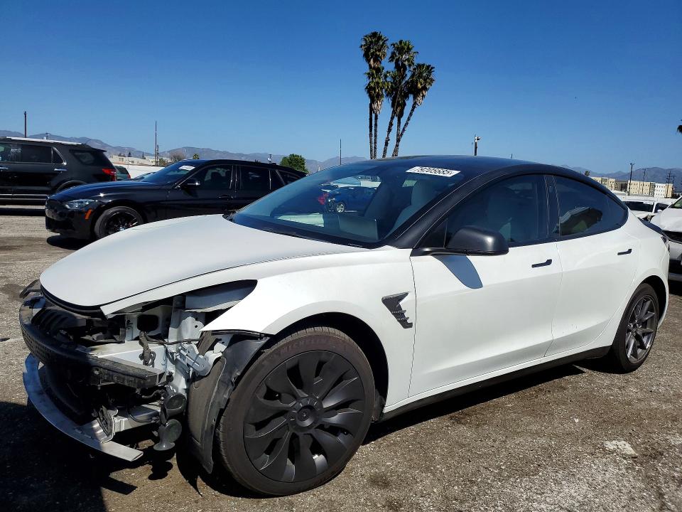 Продажа на аукционе авто 2022 Tesla Model 3, vin: 5YJ3E1EB6NF258594, номер лота: 79205685