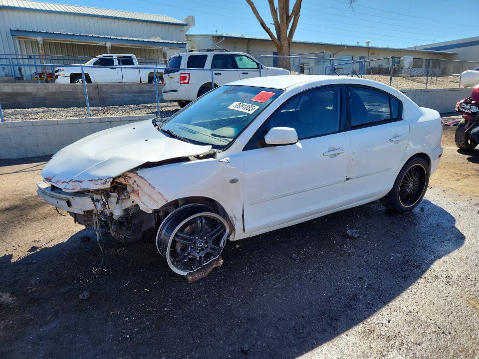 2008 Mazda 3 მანქანა იყიდება აუქციონზე, vin: JM1BK12F681820888, აუქციონის ნომერი: 78981835