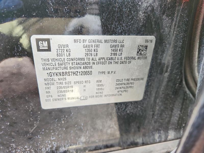Продаж на аукціоні авто 2017 Cadillac Xt5, vin: 1GYKNBRS7HZ120650, номер лоту: 46257406