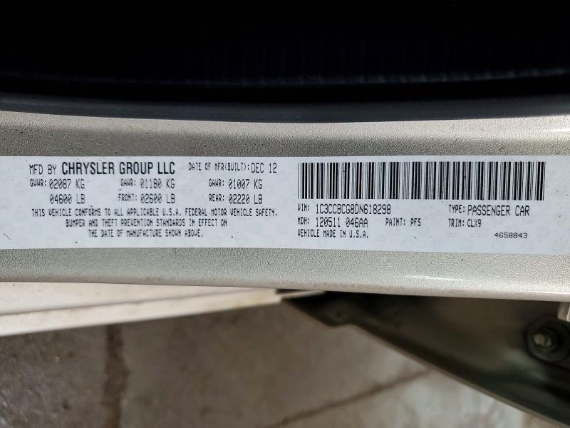 Aukcja sprzedaży 2013 Chrysler 200, vin: 1C3CCBCG8DN618298, numer aukcji: 79906465