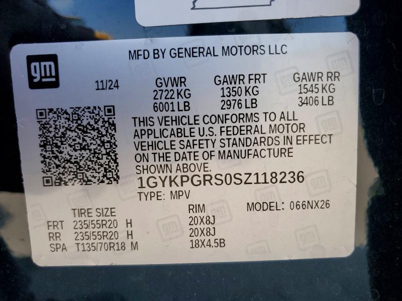 Aukcja sprzedaży 2025 Cadillac Xt6, vin: 1GYKPGRS0SZ118236, numer aukcji: 47165416