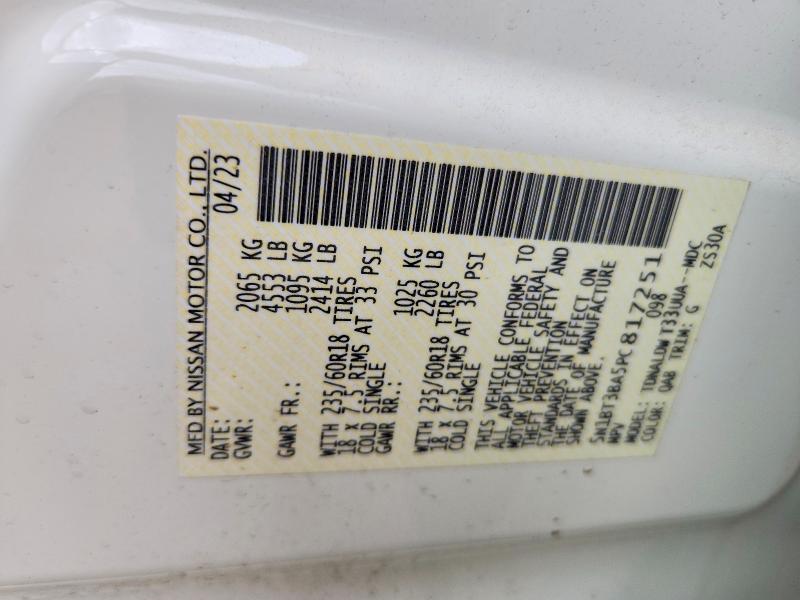 Aukcja sprzedaży 2023 Nissan Rogue, vin: 5N1BT3BA5PC817251, numer aukcji: 41710726