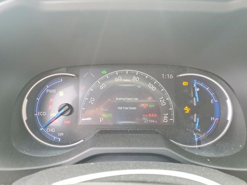 47124366 :رقم المزاد ، 4T3E6RFV8MU044230 vin ، 2021 Toyota Rav4 Hybrid مزاد بيع