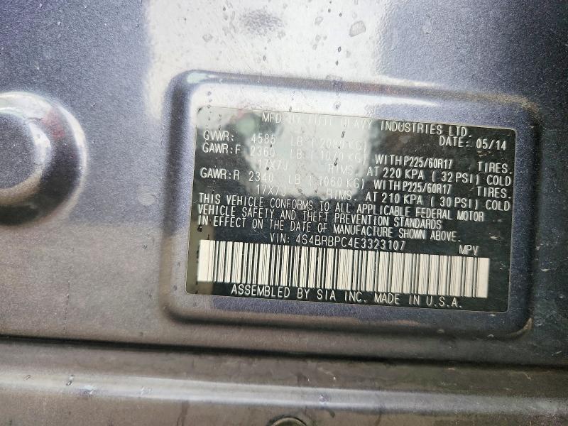 Aukcja sprzedaży 2014 Subaru Outback, vin: 4S4BRBPC4E3323107, numer aukcji: 48194666