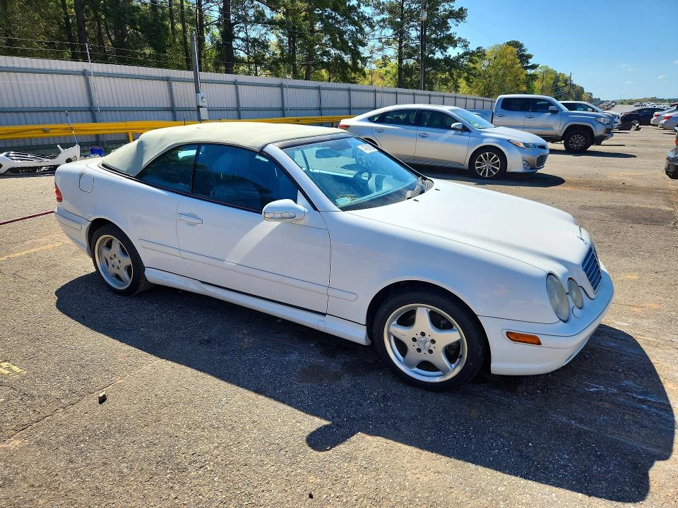 47038366 :رقم المزاد ، WDBLK70G71T076665 vin ، 2001 Mercedes-benz Clk مزاد بيع