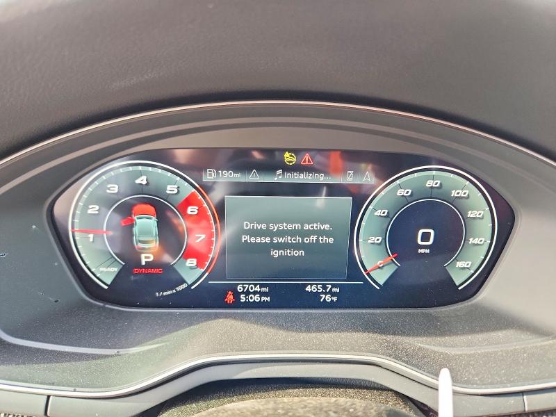 47358486 :رقم المزاد ، WAUC4CF54SA008652 vin ، 2025 Audi S5 مزاد بيع