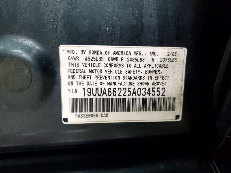 Продажа на аукционе авто 2005 Acura Tl, vin: 19UUA66225A034552, номер лота: 79557445