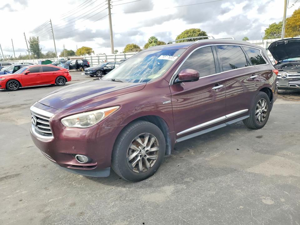 2014 Infiniti Qx60 Hybrid მანქანა იყიდება აუქციონზე, vin: 5N1CL0MN0EC512191, აუქციონის ნომერი: 79517635