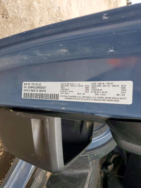 Aukcja sprzedaży 2021 Ram Promaster, vin: 3C6MRVJG2ME587077, numer aukcji: 77294245