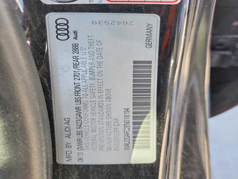 Продажа на аукционе авто 2014 Audi A7, vin: WAU2GAFC2EN018194, номер лота: 47690686
