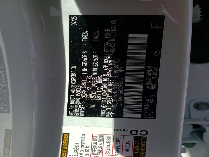 Aukcja sprzedaży 2026 Lexus Nx 450h+, vin: JTJHKCFZ6T2075103, numer aukcji: 45739546