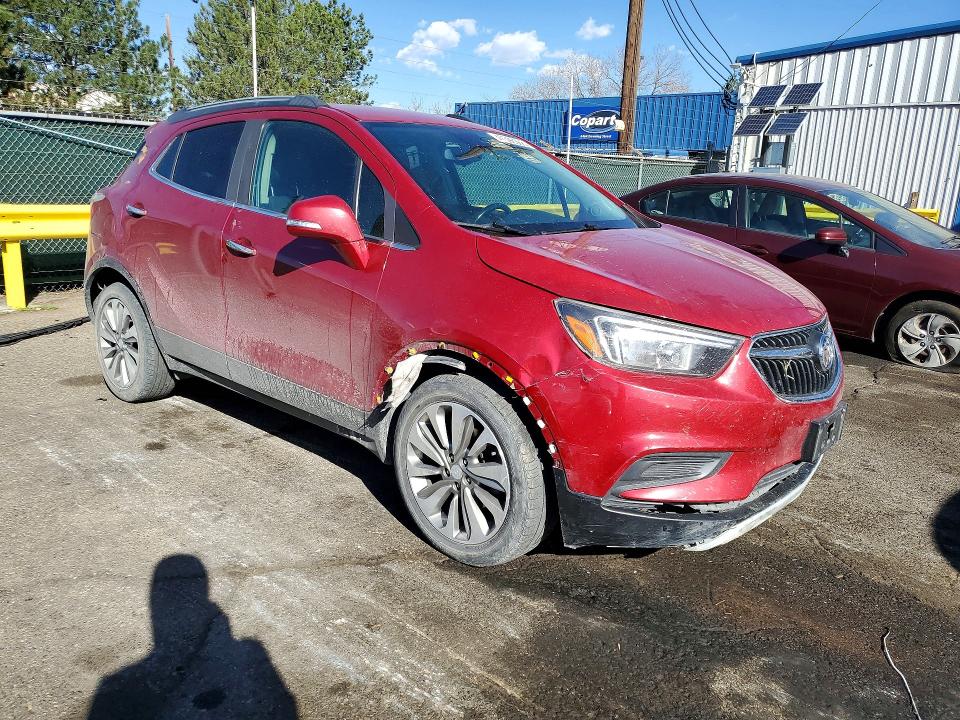 2018 Buick Encore მანქანა იყიდება აუქციონზე, vin: KL4CJASB7JB676525, აუქციონის ნომერი: 47596366