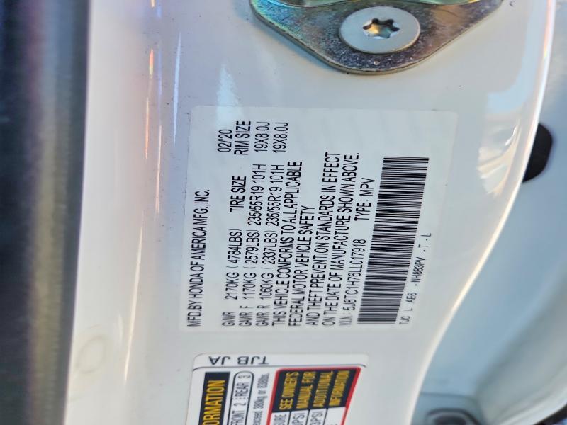 Продажа на аукционе авто 2020 Acura Rdx, vin: 5J8TC1H76LL017918, номер лота: 79072115
