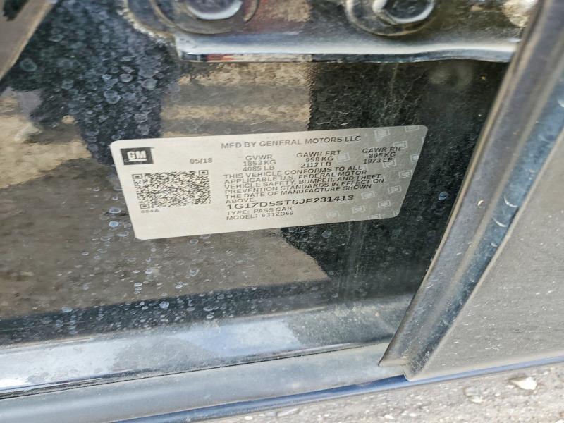 Продажа на аукционе авто 2018 Chevrolet Malibu, vin: 1G1ZD5ST6JF231413, номер лота: 79664655