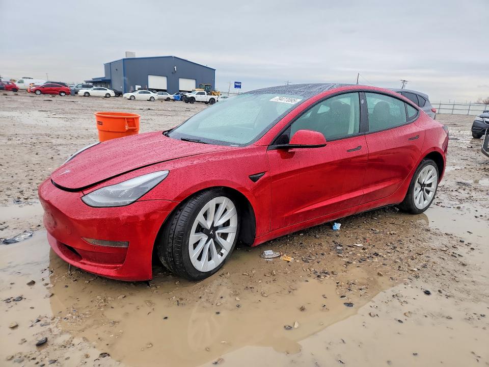Aukcja sprzedaży 2022 Tesla Model 3, vin: 5YJ3E1EA4NF142771, numer aukcji: 79477095