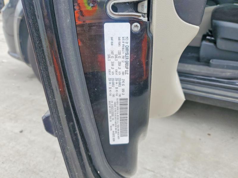 2012 Dodge Grand Caravan მანქანა იყიდება აუქციონზე, vin: 2C4RDGCG1CR359851, აუქციონის ნომერი: 47508756