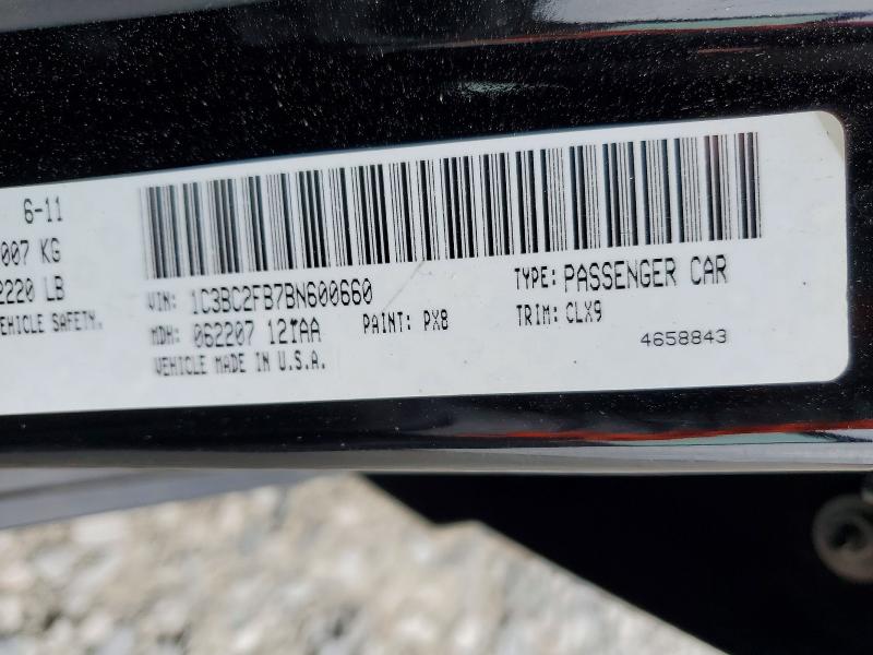Auction sale of the 2011 Chrysler 200, vin: 1C3BC2FB7BN600660, lot number: 48085736