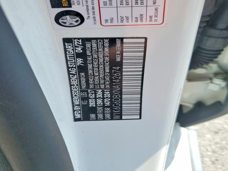 2022 Mercedes-benz S მანქანა იყიდება აუქციონზე, vin: W1K6G6DBXNA142674, აუქციონის ნომერი: 47957846