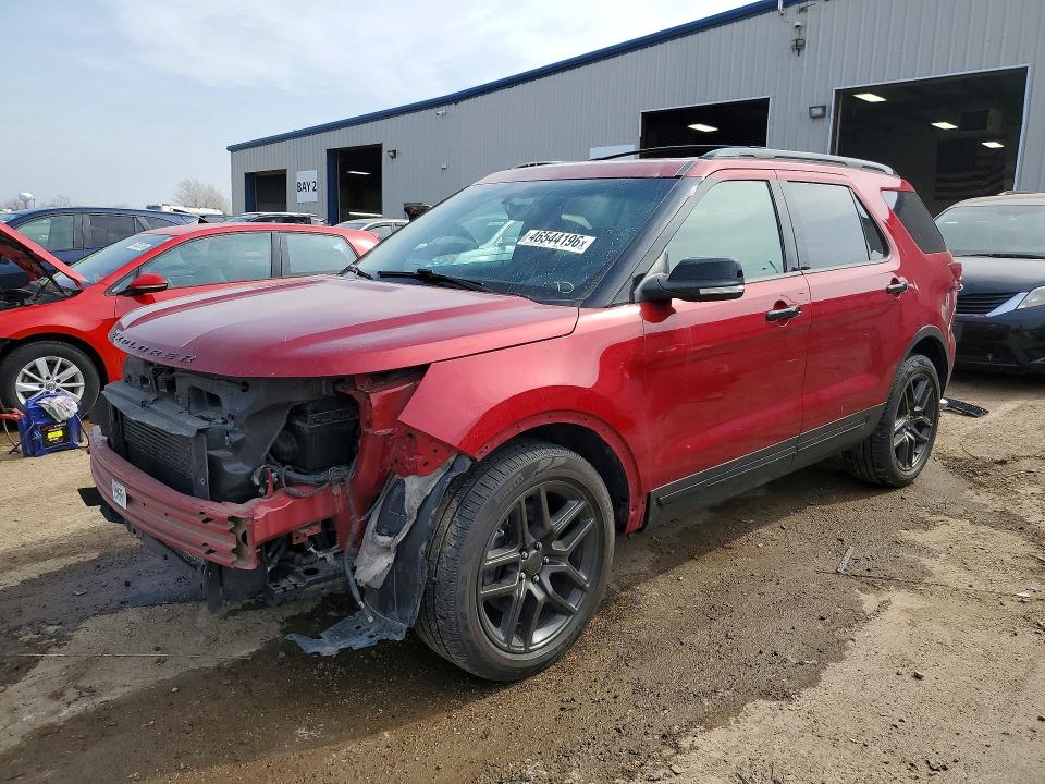 46544196 :رقم المزاد ، 1FM5K8GTXGGB93026 vin ، 2016 Ford Explorer مزاد بيع