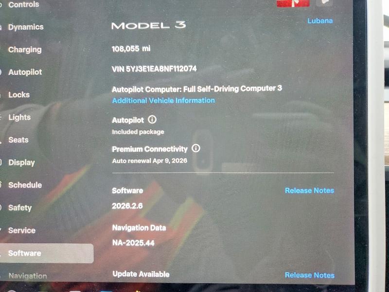 Aukcja sprzedaży 2022 Tesla Model 3, vin: 5YJ3E1EA8NF112074, numer aukcji: 48151726