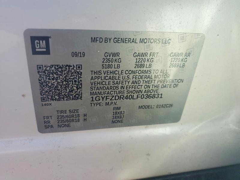 Продаж на аукціоні авто 2020 Cadillac Xt4, vin: 1GYFZDR40LF036831, номер лоту: 41871716