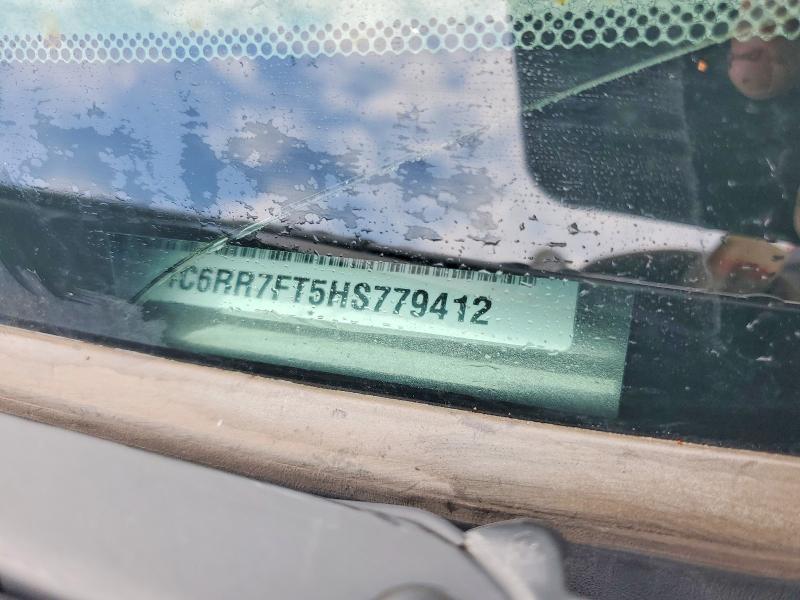 45780566 :رقم المزاد ، 1C6RR7FT5HS779412 vin ، 2017 Ram 1500 مزاد بيع