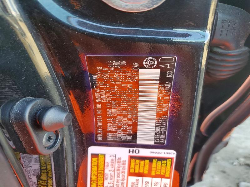 Продажа на аукционе авто 2018 Toyota Corolla, vin: 2T1BURHE8JC071018, номер лота: 78867265
