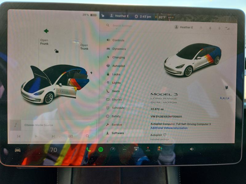 Aukcja sprzedaży 2021 Tesla Model 3, vin: 5YJ3E1EB3MF006011, numer aukcji: 47963546