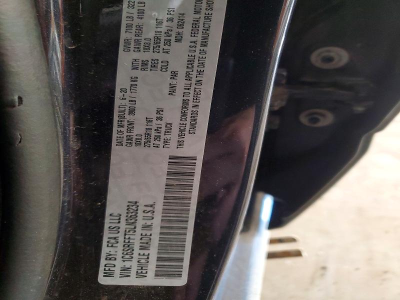 Продаж на аукціоні авто 2020 Ram 1500, vin: 1C6SRFFT5LN363234, номер лоту: 45955606